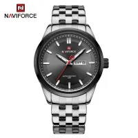 NAVIFORCE NF9203 Classic Quartz Calendar Style Stainless Steel Business Men Wrist Watch High Quality Waterproof Man Clock