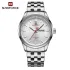 NAVIFORCE NF9203 Classic Quartz Calendar Style Stainless Steel Business Men Wrist Watch High Quality Waterproof Man Clock