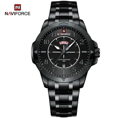 NAVIFORCE NF9204 Original Watches for Men Luxury Fashion Nylon Strap Quartz Wrist watch Male Waterproof Sport Clock