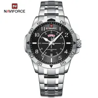 NAVIFORCE NF9204 Original Watches for Men Luxury Fashion Nylon Strap Quartz Wrist watch Male Waterproof Sport Clock