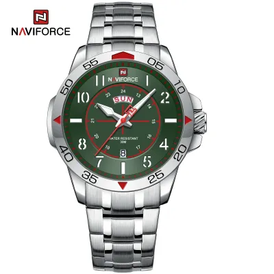 NAVIFORCE NF9204 Original Watches for Men Luxury Fashion Nylon Strap Quartz Wrist watch Male Waterproof Sport Clock