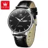 OLEVS 2933 Casual Wholesale Sport Wrist Watch Multifunction Quartz Movt Custom Wood Watch Men Chronograph Watch - Silver & Black