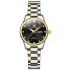Olevs 3612 fashion quartz watch stainless steel watchband round-dial wristwatch week display calendar luminous - Black & Silver & Golden