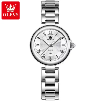 OLEVS 5608 Women's Watch Original Fashion Light Luxury Quartz Wristwatch Waterproof Luminous Chronograph Date Ladies Watch