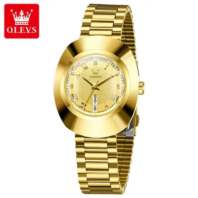 OLEVS 7008 Women's Watches Tungsten steel Strap Waterproof Luxury Brand Fashion Wristwatch Original Quartz Watch for Women NEW