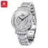 OLEVS 9904 Full Diamond Watch for Women Fashion Stainless Steel Ladies Wristwatch Luxury Elegant Original Quartz Women's Watches