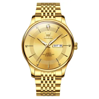 OLEVS 9908 Men's Watches Simplicity Dual Calendar Waterproof Men's Wristwatch Top Brand Luxury Original Quartz Watch for Men New
