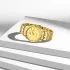 NAVIFORCE 9228 Fashion Wild Watch for Lover Stainless Steel Band Date Display Male Wristwatch Quartz Water Resistant Business Clock - NF9228G_Golden