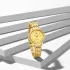 NAVIFORCE 9228 Fashion Wild Watch for Lover Stainless Steel Band Date Display Female Wristwatch Quartz Water Resistant Business Clock - NF9228L_Golden