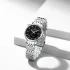 NAVIFORCE 9228 Fashion Wild Watch for Lover Stainless Steel Band Date Display Female Wristwatch Quartz Water Resistant Business Clock - NF9228L_SilverBlack